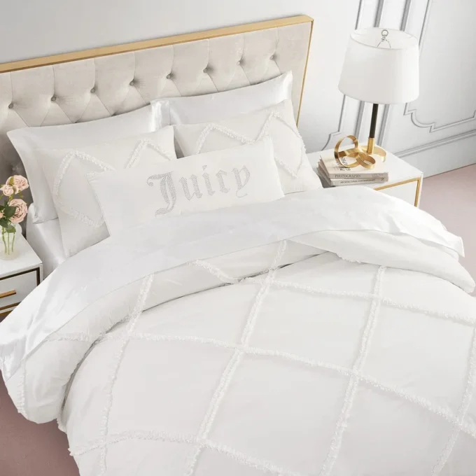 Diamond Ruffle Comforter Set