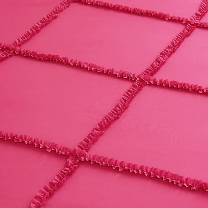 Diamond Ruffle Comforter Set