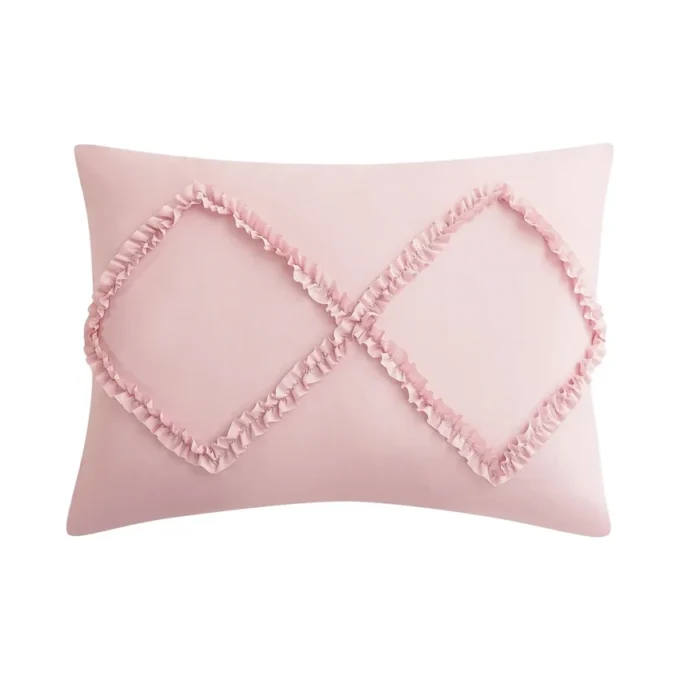 Diamond Ruffle Comforter Set