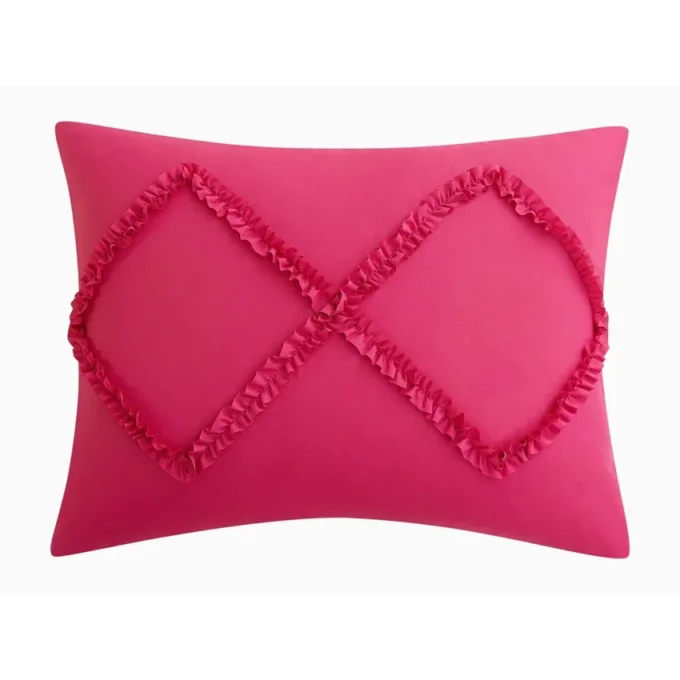 Diamond Ruffle Comforter Set