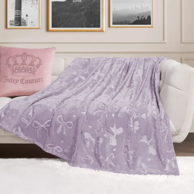 Embossed Plush Oversized Throw Blanket