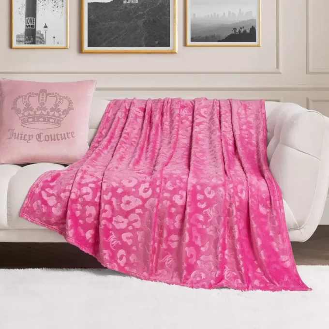 Embossed Plush Oversized Throw Blanket