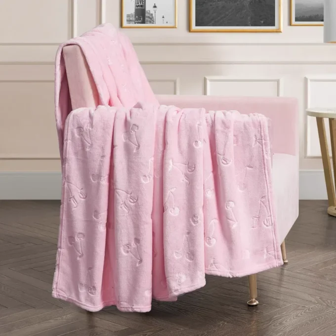 Embossed Plush Oversized Throw Blanket
