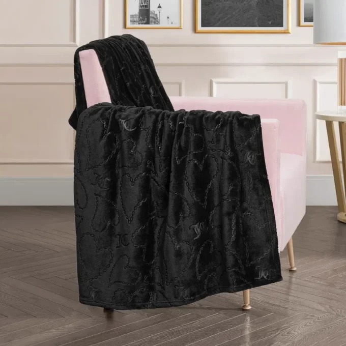 Embossed Plush Oversized Throw Blanket