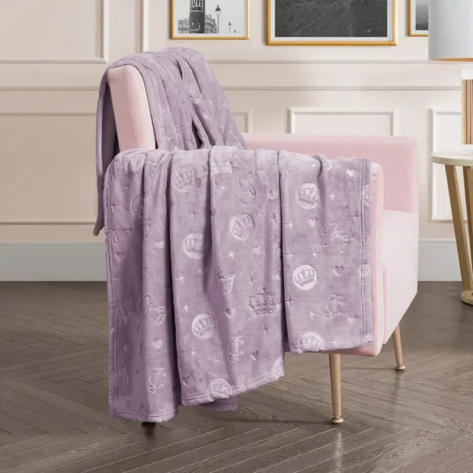 Embossed Plush Oversized Throw Blanket