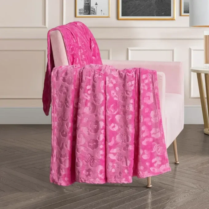 Embossed Plush Oversized Throw Blanket