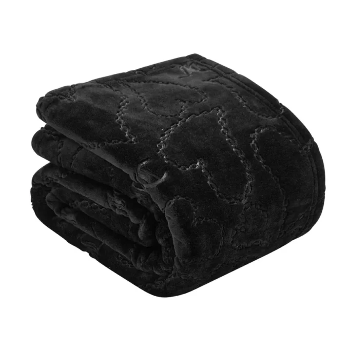 Embossed Plush Oversized Throw Blanket
