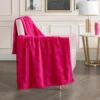 Embossed Plush Throw Blanket