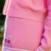 Embroidered Tipped Sweater Shorts Embroidered Tipped Sweater Shorts