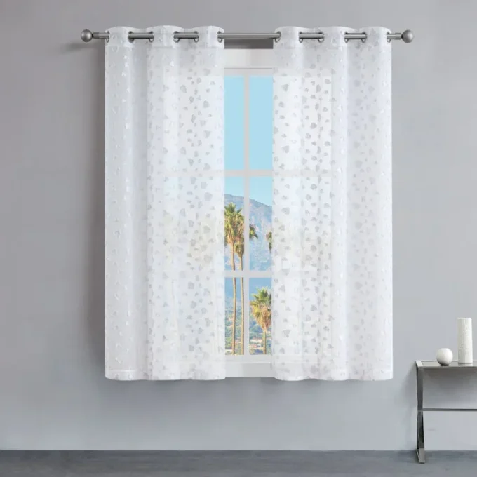 Ethel Embellished Sheer Curtains Ethel Embellished Sheer Curtains