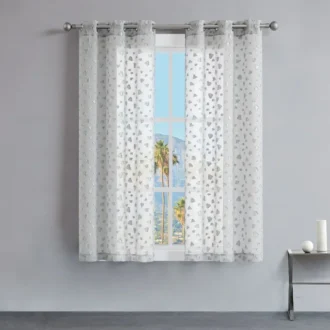 Ethel Embellished Sheer Curtains Ethel Embellished Sheer Curtains