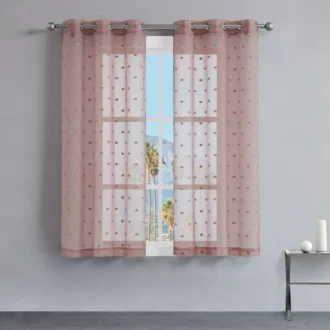 Evelyn Polka Dot Sheer Curtains Evelyn Polka Dot Sheer Curtains
