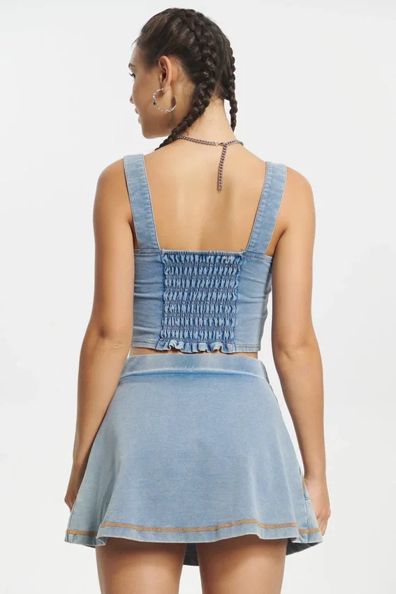 Faux Denim Tank Top Faux Denim Tank Top