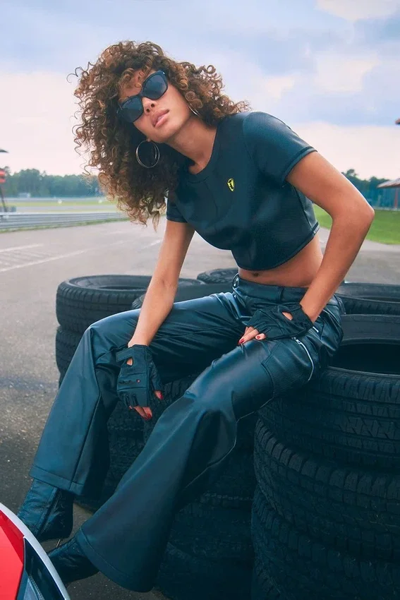 Faux Leather Crop Top Faux Leather Crop Top