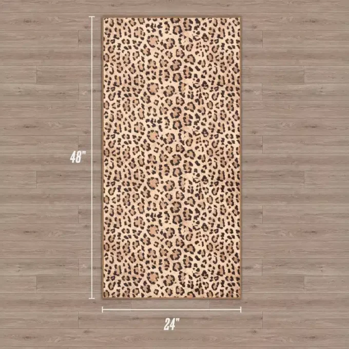 Finely Washable Rug, 2′ X 4′