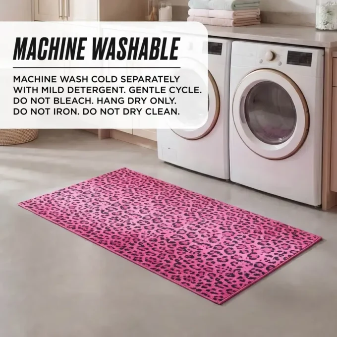 Finely Washable Rug, 2′ X 4′