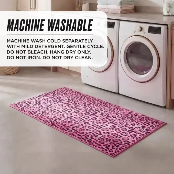 Finely Washable Rug, 2′ X 4′