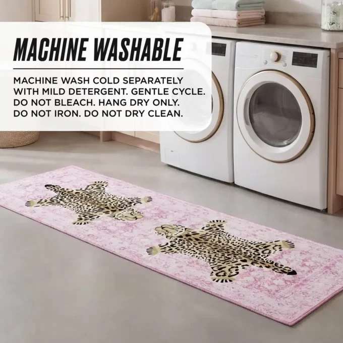 Finely Washable Rug, 2′ X 6′