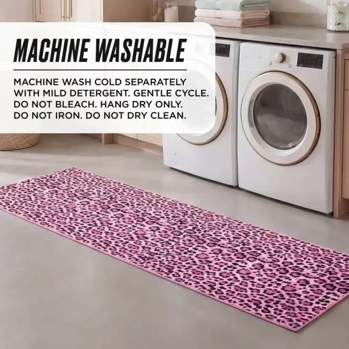 Finely Washable Rug, 2′ X 6′