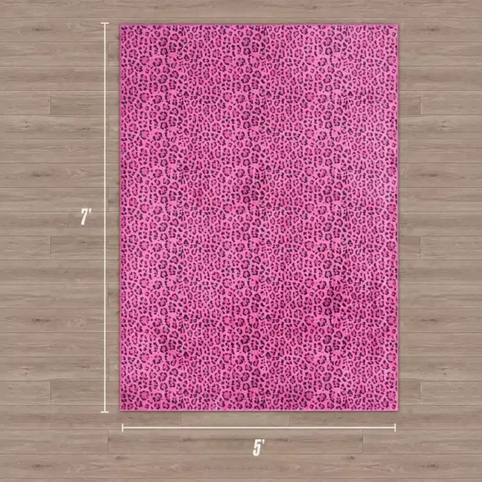 Finely Washable Rug, 5′ X 7′ Finely Washable Rug, 5′ X 7′