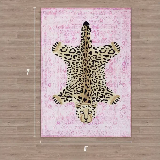 Finely Washable Rug, 5′ X 7′ Finely Washable Rug, 5′ X 7′