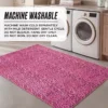 Finely Washable Rug, 5′ X 7′ Finely Washable Rug, 5′ X 7′