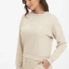 French Terry Embroidered Crewneck