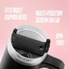 Glam Logo Stainless Steel Water Bottle