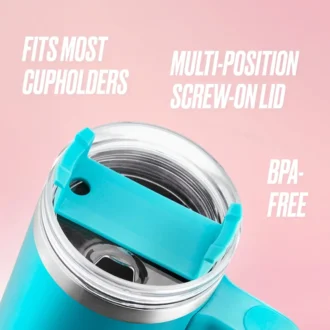 Glam Logo Stainless Steel Water Bottle Glam Logo Stainless Steel Water Bottle