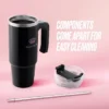Glam Logo Stainless Steel Water Bottle