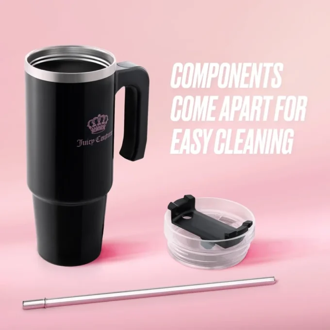 Glam Logo Stainless Steel Water Bottle