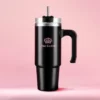 Glam Logo Stainless Steel Water Bottle