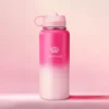 Go Girl Stainless Steel Water Bottle with Pop-Up Straw