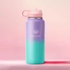 Go Girl Stainless Steel Water Bottle with Pop-Up Straw