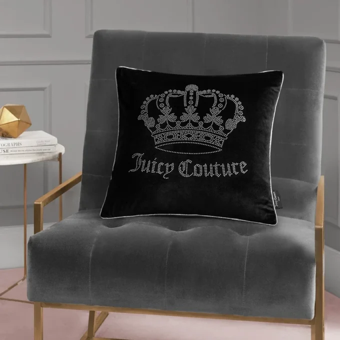 Gothic Rhinestone Crown Pillow Gothic Rhinestone Crown Pillow