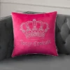 Gothic Rhinestone Crown Pillow