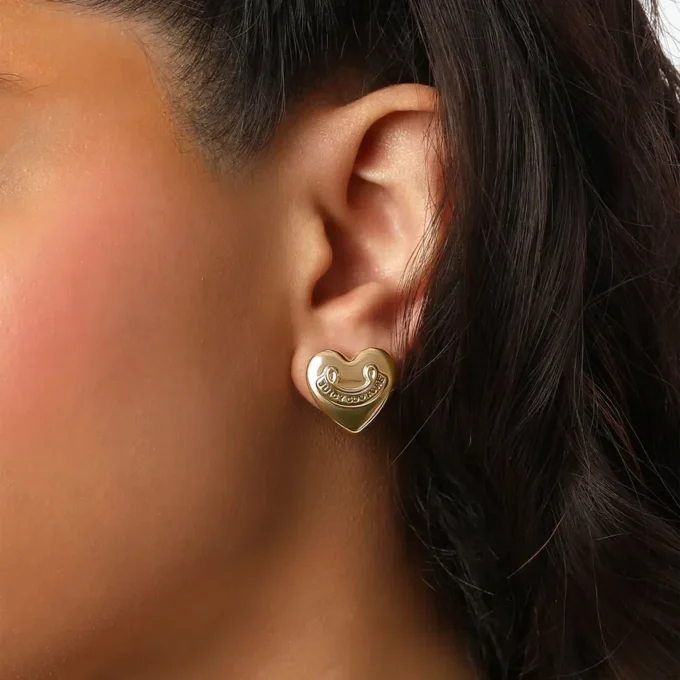 Heart Stud Earrings