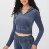 Heritage Cotton Velour Hoodie