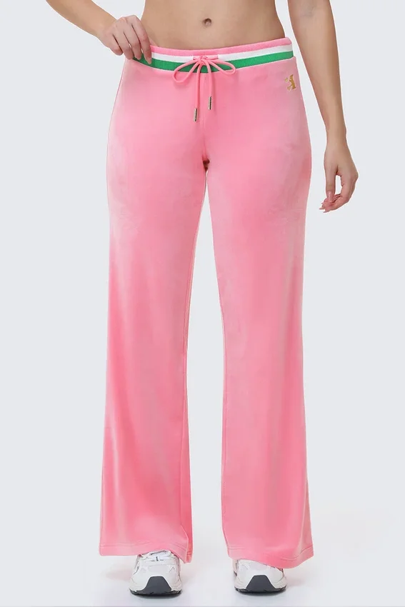 Heritage Stripe Bling Velour Track Pants Heritage Stripe Bling Velour Track Pants
