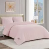 Jenny Velour Striped Jacquard Comforter Set