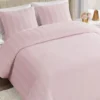 Jenny Velour Striped Jacquard Comforter Set