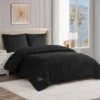 Jenny Velour Striped Jacquard Duvet Set Jenny Velour Striped Jacquard Duvet Set