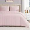 Jenny Velour Striped Jacquard Duvet Set Jenny Velour Striped Jacquard Duvet Set