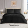 Jenny Velour Striped Jacquard Duvet Set Jenny Velour Striped Jacquard Duvet Set