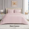 Jenny Velour Striped Jacquard Duvet Set Jenny Velour Striped Jacquard Duvet Set