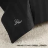 Jenny Velour Striped Jacquard Duvet Set Jenny Velour Striped Jacquard Duvet Set