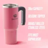 Jetsetter Hydration Stainless Steel Tumbler with Handle, Straw & Topper with Neoprene Crossbody Pouch