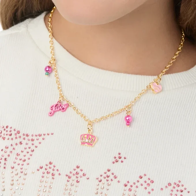 Kids Beaded Charm Necklace Kids Beaded Charm Necklace
