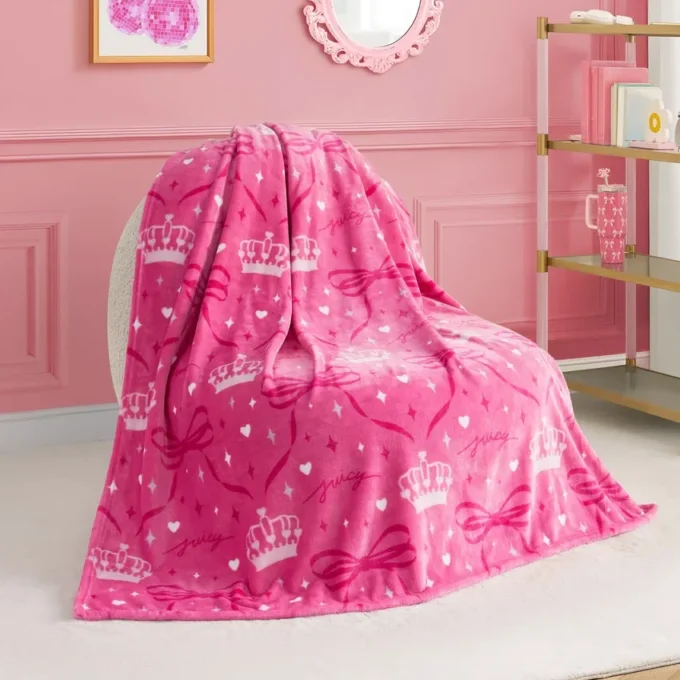 Kids Plush Throw Blanket