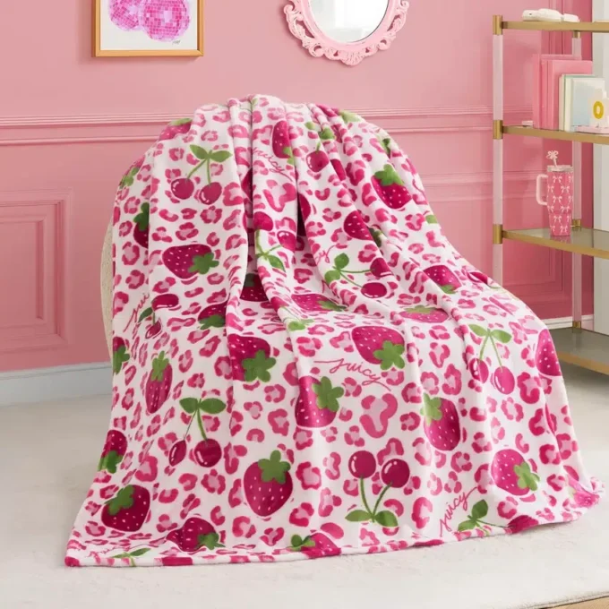 Kids Plush Throw Blanket